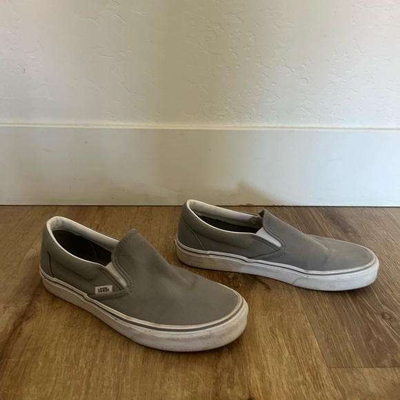 Gray Slip-On Vans - Picture 4 of 6
